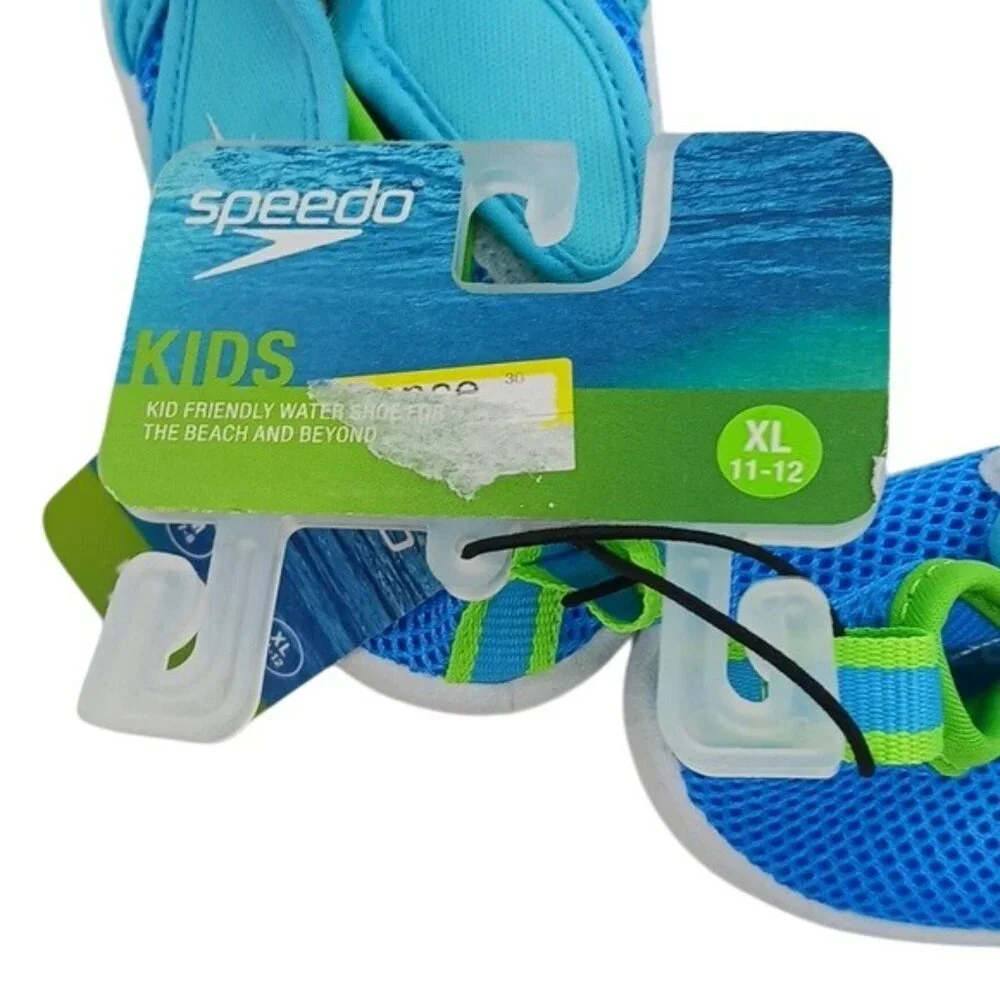 Speedo Boys XL 11-12 Water Shoes Aqua Socks Swim Beach Pool NWT